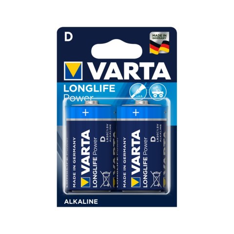 Bateria alkaliczna VARTA LR20 LONGLIFE 2szt./bl.