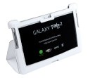 Etui białe dedykowane do Samsung Galaxy Tab P5100 (skóra naturalna)