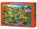 Castor Puzzle 2000 elementów Wiejski domek z końmi