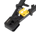 Zaciskarka wtyków przelotowych RJ45, RJ12, RJ11