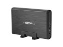 OBUDOWA HDD/SSD ZEWNĘTRZNA NATEC RHINO SATA 3.5" USB 3.0 ALUMINIUM CZARNA