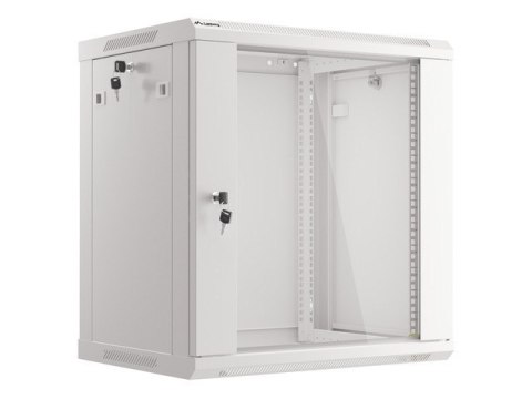 SZAFA INSTALACYJNA RACK WISZĄCA 19" 12U 600X450 SZARA LANBERG (FLAT PACK) V2 (USZKODZONE OPAKOWANIE)