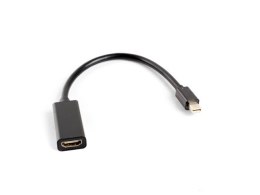 ADAPTER DISPLAYPORT MINI(M) 1.2->HDMI(F) NA KABLU 20CM CZARNY LANBERG