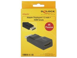 Delock Adapter Displayport 1.2 (M) -> HDMI(F) 4K czarny