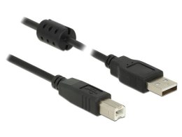 Delock Kabel USB-A -> USB-B M/M 2.0 3m Czarny