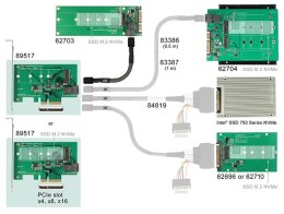 Delock Karta PCI Express 1 x wewnętrzny NVMe M.2 PCIe 1 x wewnętrzny. Konstrukcja niskoprofilowa