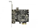 Delock Karta rozszerzeń PCI Express 2x FireWire