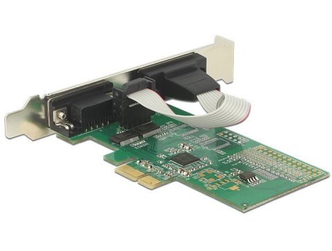 Delock Karta rozszerzeń PCI Express 2x RS-232