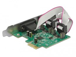 Delock Karta rozszerzeń PCI Express 2x RS-232