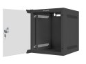 SZAFA INSTALACYJNA RACK WISZĄCA 10" 6U 280X310 CZARNA DRZWI SZKLANE LANBERG (FLAT PACK)