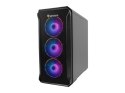 OBUDOWA GENESIS IRID 503 ARGB V2 MATX MINI TOWER Z OKNEM CZARNA