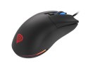 MYSZ DLA GRACZY GENESIS KRYPTON 750 LEKKA 8000DPI RGB CZARNA GAMINGOWA PAW3333 (PO TESTACH)