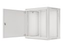 SZAFA INSTALACYJNA RACK WISZĄCA 19" 12U 600X450 SZARA DRZWI METALOWE LANBERG (FLAT PACK)