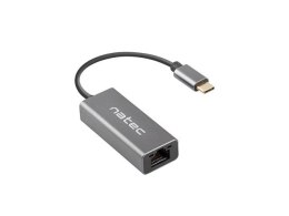 KARTA SIECIOWA NATEC CRICKET USB-C 3.1 1X RJ45 1GB NA KABLU