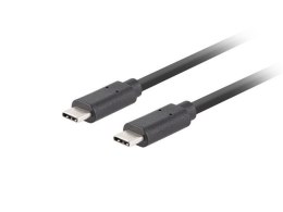 KABEL USB-C M/M 3.1 GEN 2 1.8M 10GB/S PD100W CZARNY LANBERG