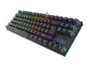 KLAWIATURA DLA GRACZY GENESIS THOR 303 TKL CZ/SK PODŚWIETLENIE RGB MECHANICZNA RED CZARNA HOT SWAP