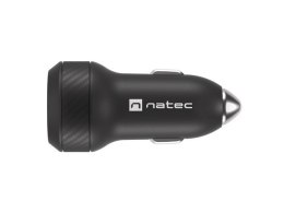 ŁADOWARKA SAMOCHODOWA NATEC CONEY 1X USB 1X USB-C QUICK CHARGE 48W CZARNA