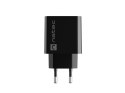 ŁADOWARKA SIECIOWA NATEC RIBERA 1X USB-A + 1X USB-C 20W CZARNA