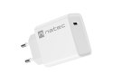 ŁADOWARKA SIECIOWA NATEC RIBERA 1X USB-C 20W BIAŁA (USZKODZONE OPAKOWANIE)