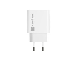 ŁADOWARKA SIECIOWA NATEC RIBERA 1X USB-C 20W BIAŁA