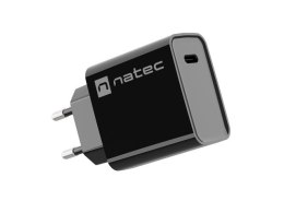 ŁADOWARKA SIECIOWA NATEC RIBERA 1X USB-C 20W CZARNA