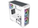 OBUDOWA COOLER MASTER HAF 500 MIDI TOWER Z OKNEM BEZ PSU WENTYLATOR LED ARGB BIAŁA