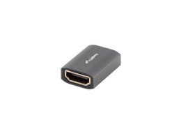 ADAPTER HDMI(F)->HDMI(F) 8K BECZKA SREBRNA ALUMINIUM LANBERG