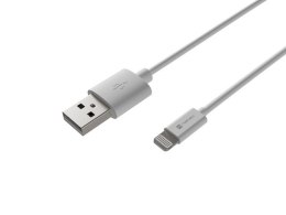 KABEL LIGHTNING(M)->USB-A(M) 1M BIAŁY MFI NATEC PRATI