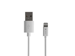 KABEL LIGHTNING(M)->USB-A(M) 2M BIAŁY MFI NATEC PRATI