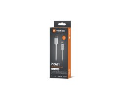 KABEL LIGHTNING(M)->USB-C(M) 1M BIAŁY MFI NATEC PRATI