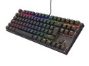 KLAWIATURA DLA GRACZY GENESIS THOR 303 TKL DE PODŚWIETLENIE RGB MECHANICZNA SILENT SWITCH CZARNA HOT