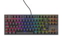 KLAWIATURA DLA GRACZY GENESIS THOR 303 TKL DE PODŚWIETLENIE RGB MECHANICZNA SILENT SWITCH CZARNA HOT