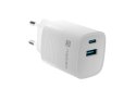 ŁADOWARKA SIECIOWA NATEC RIBERA GAN 1X USB-A + 1X USB-C 30W BIAŁA