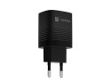 ŁADOWARKA SIECIOWA NATEC RIBERA GAN 1X USB-A + 1X USB-C 30W CZARNA