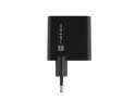 ŁADOWARKA SIECIOWA NATEC RIBERA GAN 1X USB-A + 1X USB-C 45W CZARNA