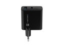 ŁADOWARKA SIECIOWA NATEC RIBERA GAN 1X USB-A + 1X USB-C 45W CZARNA