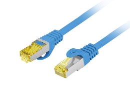 PATCHCORD KAT.6A S/FTP LSZH CU 3M NIEBIESKI FLUKE PASSED LANBERG