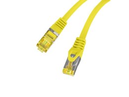 PATCHCORD KAT.6A S/FTP LSZH CU 5M ŻÓŁTY FLUKE PASSED LANBERG