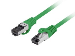 PATCHCORD KAT.8.1 S/FTP LSZH CU 0.25M ZIELONY FLUKE PASSED LANBERG