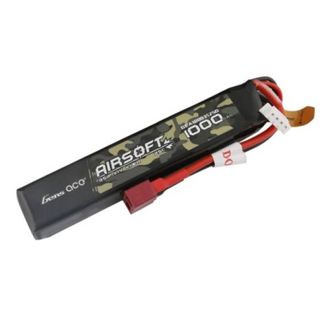 Akumulator Gens ace 25C 1000mAh 3S1P 11.1V Airsoft Gun Lipo z konektorem T Plug