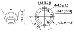 Dahua Kamera IP HDW3549TM-AS-LED-0280B 5 Mpx