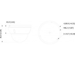 Dahua Kamera IP IPC-HDBW2231E-S-0280B 2 Mpx