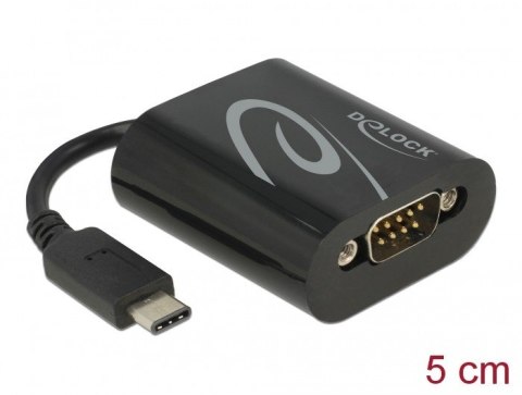 Delock Adapter USB-C M - Serial 9pin DB9