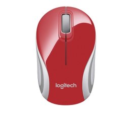 Logitech M187 Myszka bezprzewodowa czerwona 910-002732