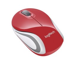 Logitech M187 Myszka bezprzewodowa czerwona 910-002732