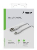 Belkin Kabel PVC USB-A micro USB 1m biały