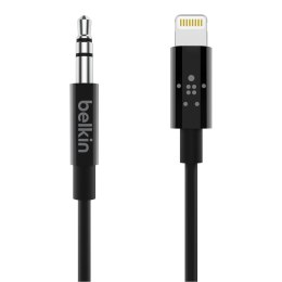 Belkin Adapter przejsciówka Lightning do 3,5mm Audio 0,9m czarny