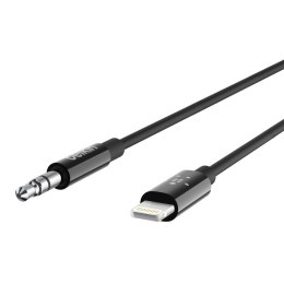 Belkin Adapter przejsciówka Lightning do 3,5mm Audio 0,9m czarny