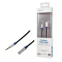 LogiLink Przedłużacz audio jack 3.5mm, premium 1,5m