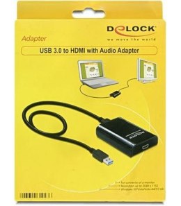 Delock Adapter USB MICRO( F) 3.0-HDMI + kabel USB MICRO->USB-A